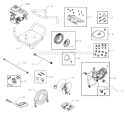 Page A Diagram and Parts List for 020364-0  Briggs and Stratton Pressure Washer